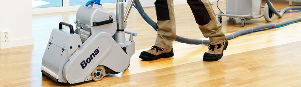 Floor sanders and buffers: Dust-free floor sander