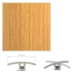 HDF Unistar Oak Threshold For Laminate Floors, 90cm