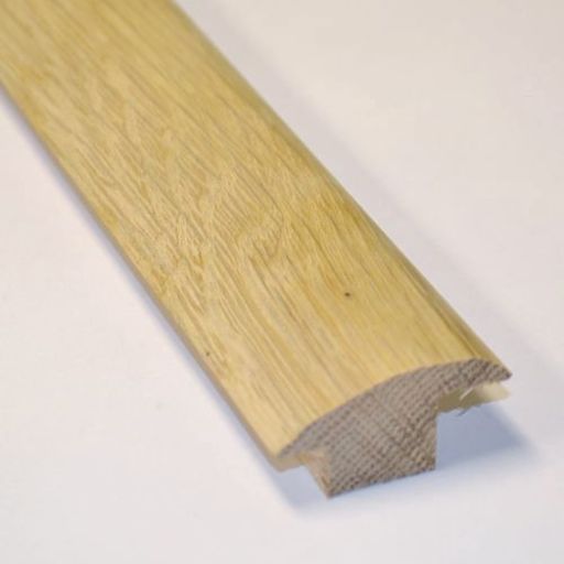 Unfinished Solid Oak Wood-To-Carpet Threshold, 2.4m