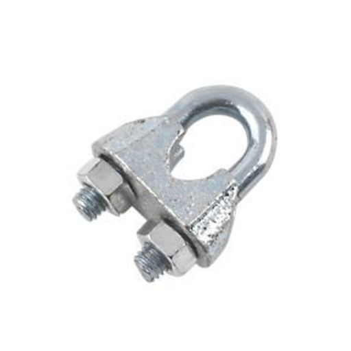 Wire Rope Grips, 3mm, Zinc Plated
