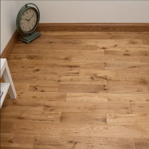Chene Engineered Oak Flooring, Brushed, Oiled, 190x20x1900mm
