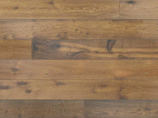 Elka Woodland Oak Engineered Wood Flooring, Rustic, Brushed, Handsanded Knots, Tincture, Oiled, 190x12.5x1820mm