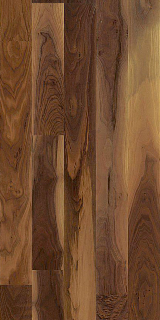 Kahrs Georgia Walnut Engineered 2-Strip Wood Flooring, Oiled, 200x3.5x15mm