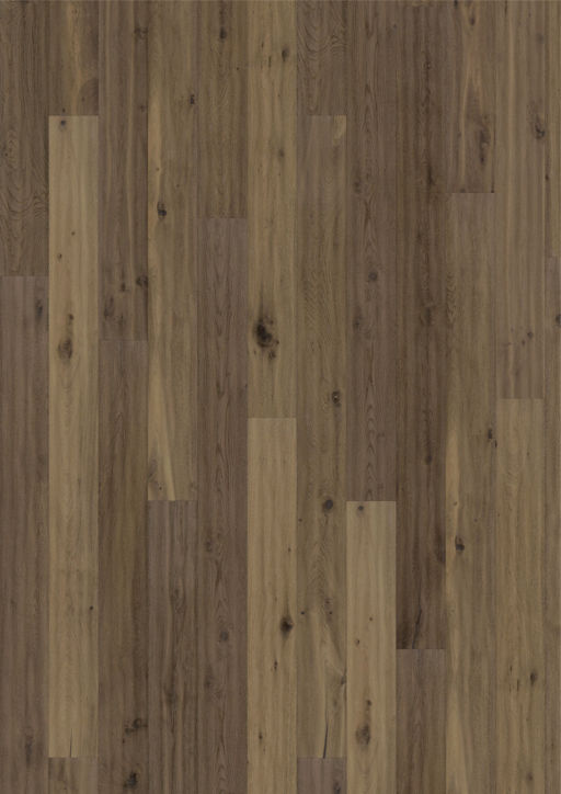 Kahrs Smaland Ydre Engineered Oak Flooring, Rustic, Brushed, Oiled, 187x3.5x15mm
