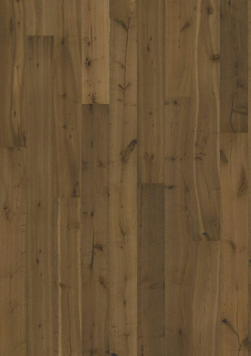 Kahrs Tramonto Oak Engineered Wood Flooring, Smoked, Brushed & Oiled, 187x15x2420mm