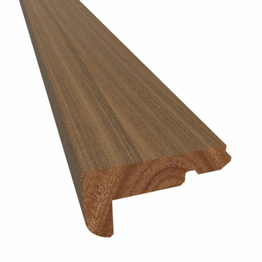 Kahrs Walnut Solid Stair Nosing for 15 mm Woodloc, Satin Lacquered, 35x60x1830mm