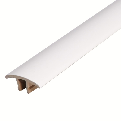 HDF Unistar White Threshold For Laminate Floors, 90cm