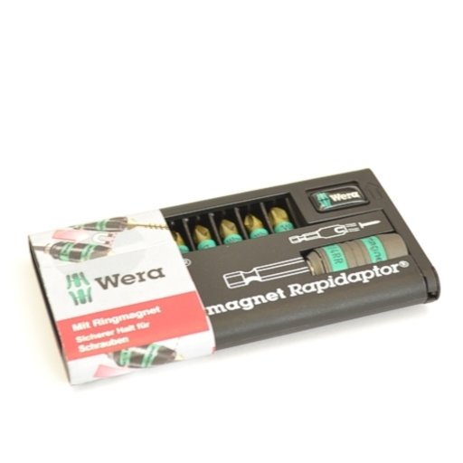 Wera Bi-Torsion Ring Rapidator Bit Set Kit, 10pcs Image 1