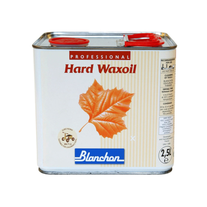 Blanchon Hardwax-Oil, White, 2.5L Image 1