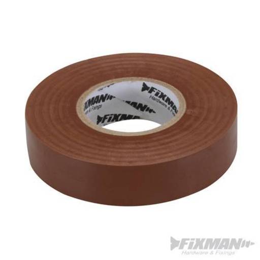 Insulation Tape, Brown, 19 mm x 33 m Image 1