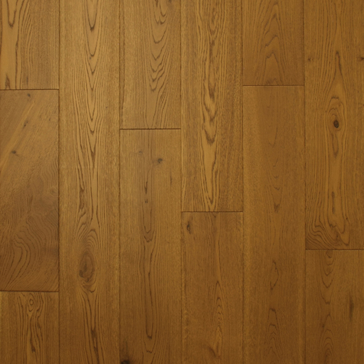 Spectra Golden Wheat Oak Engineered Flooring, Brushed, Lacquered, Rustic, 150x4x18 mm Image 1