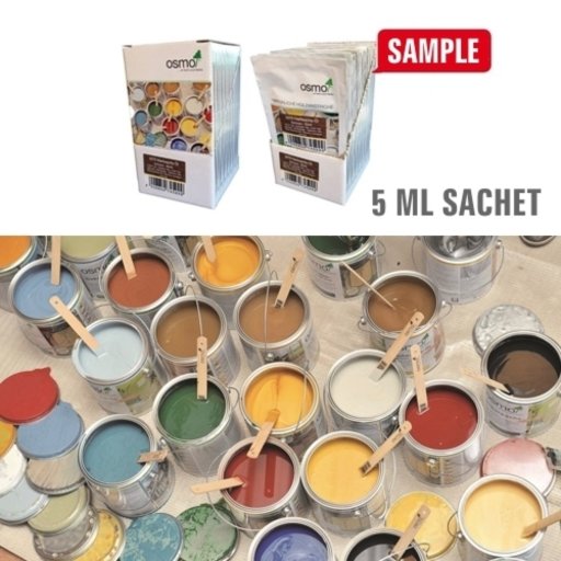 Osmo Wood Wax Finish Transparent, Light Steamed Beech, 5ml Sample Image 1