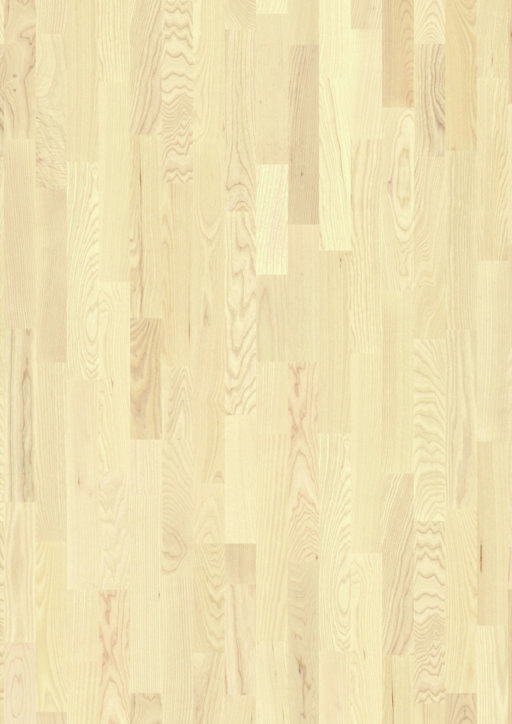 Boen Andante Ash White Engineered 3-Strip Flooring, White Stained, Natural Oiled, 215x3x14 mm Image 1