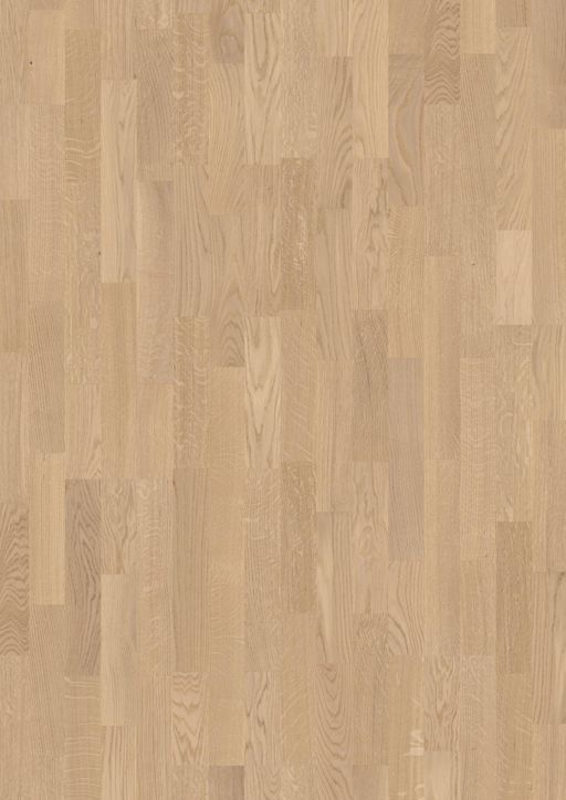 Boen Andante Oak White Engineered 3-Strip Flooring, Matt Lacquered, 215x3x14 mm Image 2