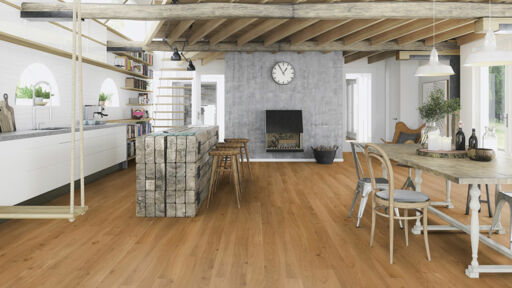 Boen Animoso Oak Engineered Flooring, Oiled, 138x3.5x14mm Image 2