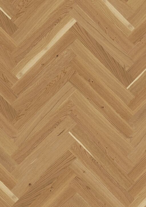 Boen Basic Oak 2 Layer Parquet Flooring, Matt Lacquered, 70x10x470mm Image 1