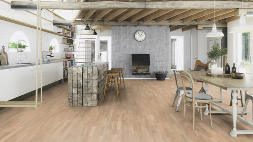 Boen Coral Oak 3-Strip Engineered Flooring, Brushed, Oiled, 215x14x2200mm Image 2