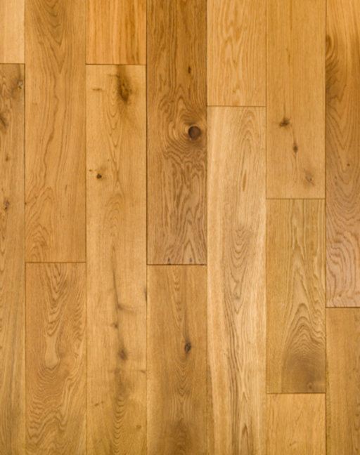 Traditions Kersaint Cobb Solid Oak Natural Flooring, Rustic, UV Oiled, 120x18 mm Image 1