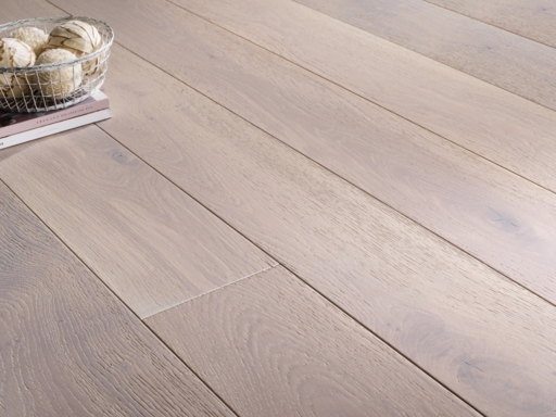 Chene Engineered Oak Flooring, White Brushed & UV Lacquered, RLx150x20mm Image 1