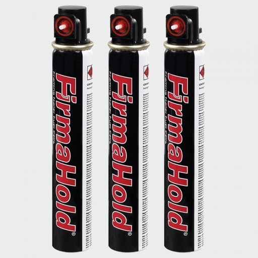 FirmaHold Nail & Gas, 2.8 x 63 mm, Angled Brads & Fuel Pack, FirmaGalvanized Image 1