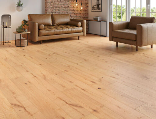 Kalix Engineered Oak Flooring, Rustic, Brushed & Oiled, 190x14x1900mm Image 2