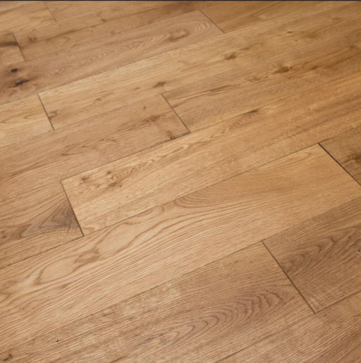 Chene Engineered Oak Flooring, Brushed, Oiled, 190x6x20 mm Image 2
