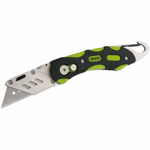 Draper Folding Trimming Knife with Belt Clip Image 1