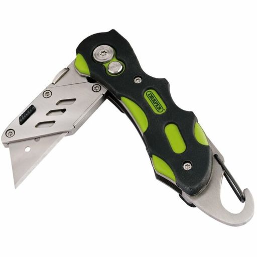 Draper Folding Trimming Knife with Belt Clip Image 2