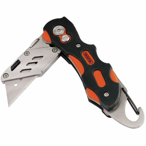 Draper Folding Trimming Knife with Belt Clip Image 4