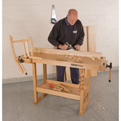 Draper Heavy Duty Carpenter's Workbench, 1495x655x840mm Image 2