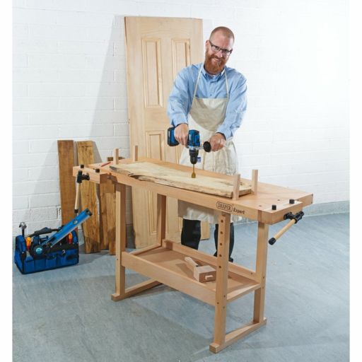Draper Heavy Duty Carpenter's Workbench, 1495x655x840mm Image 3