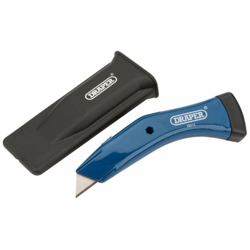Draper Heavy Duty Retractable Trimming Knife with Quick Change Blade Facility Image 1