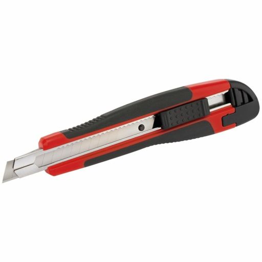 Draper Soft-Grip Retractable Trimming Knife, 9mm Image 1