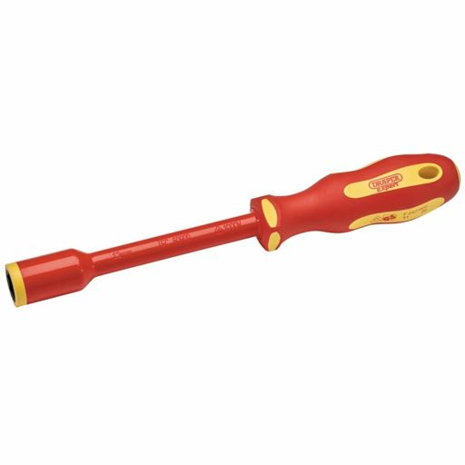Draper VDE Fully Insulated Nut Driver, 12mm Image 1