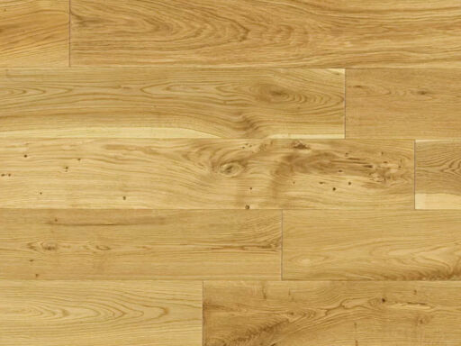Elka Solid Oak Wood Flooring, Rustic, Brushed, Oiled, 130x18xRL mm Image 1