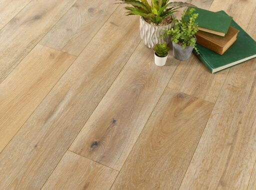 Evolve Knightsbridge, Engineered Oak Flooring, Deep Brushed & White Oiled, 190x15x1900mm Image 2