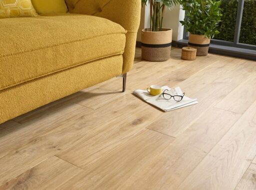 Evolve Knightsbridge, Engineered Oak Flooring, Smoked White, Handscraped & Oiled, 190x15x1900mm Image 2