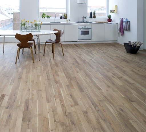 Junckers Solid Nordic Oak 2-Strip Flooring, Matt Lacquer, Harmony, 129x22mm Image 2