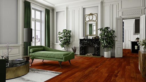 Boen Prestige Jatoba Parquet Flooring, Natural, UV Lacquered, 10x70x590 mm Image 1