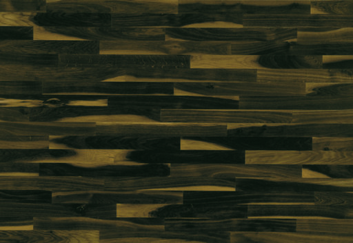 Junckers Solid Black Oak 2-Strip Flooring, Ultra Matt Lacquered, Variation, 129x22mm Image 3