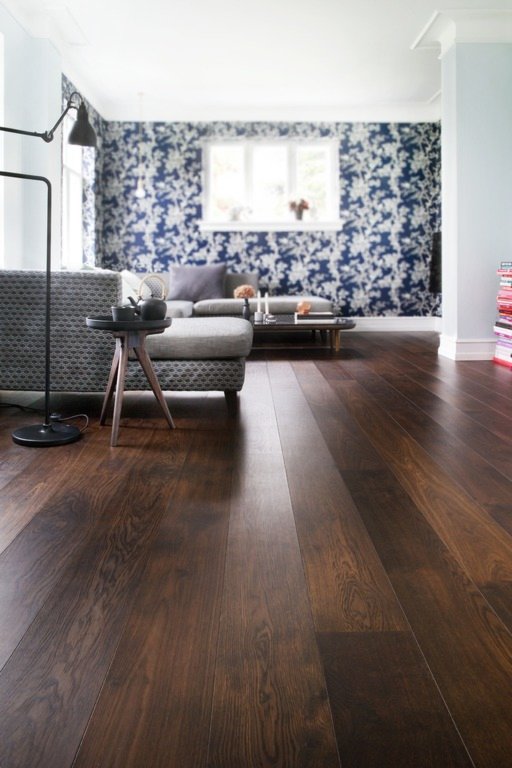 Junckers Black Oak Solid Wood Flooring, Untreated, Harmony, 140x20.5mm Image 2