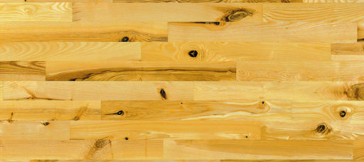 Junckers Light Ash Solid 2-Strip Wood Flooring, Silk Matt Lacquered, Variation, 129x22 mm Image 3