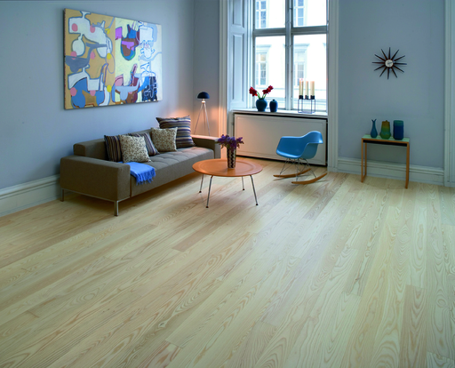 Junckers Nordic Light Ash Solid Wood Flooring, Ultra Matt Lacquered, Classic, 140x20.5 mm Image 5