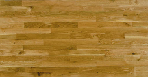 Junckers Solid Oak 2-Strip Flooring, Untreated, Harmony, 129x14 mm Image 3