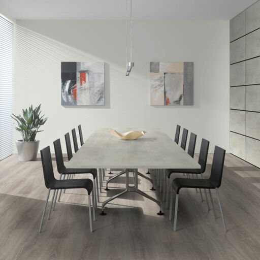 Lifestyle Harrow Grey Oak Laminate Flooring, 8mm Image 3