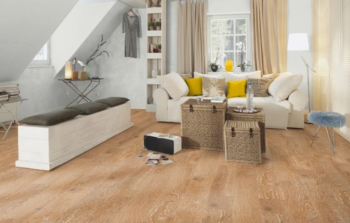 Boen Stonewashed Old Grey Solid Oak Flooring, Micro Bevelled, Natural Oiled, 137x20 mm Image 1