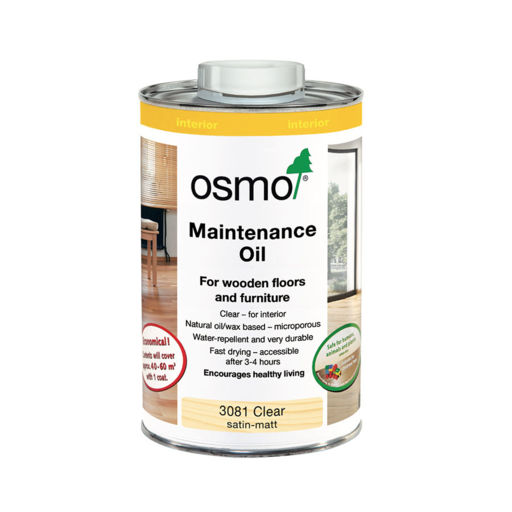 Osmo Maintenance Oil, Anti-Slip, Clear, Semi-Matt, 1L Image 1