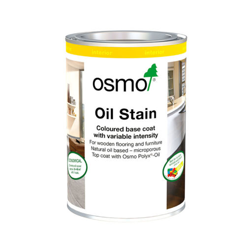 Osmo Oil Stain, Black, 1L Image 1