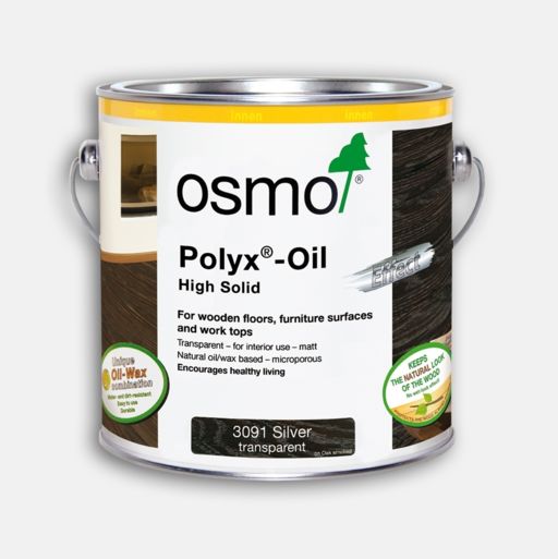 Osmo Polyx-Oil Effect Silver, Hardwax-Oil, 125ml Image 1