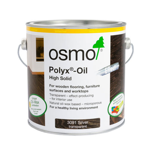 Osmo Polyx-Oil Effect Silver, Hardwax-Oil, 2.5L Image 1